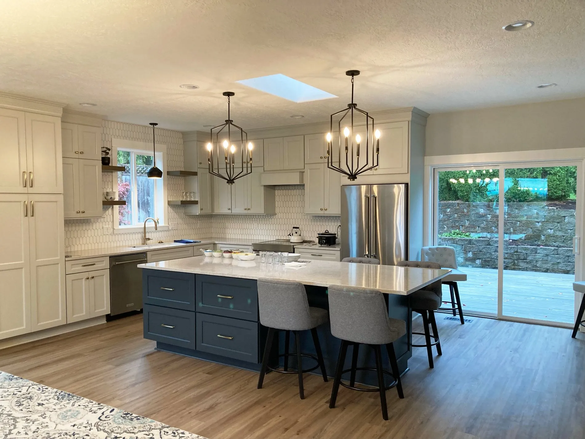 Open kitchen remodel with wall removal in Damascus